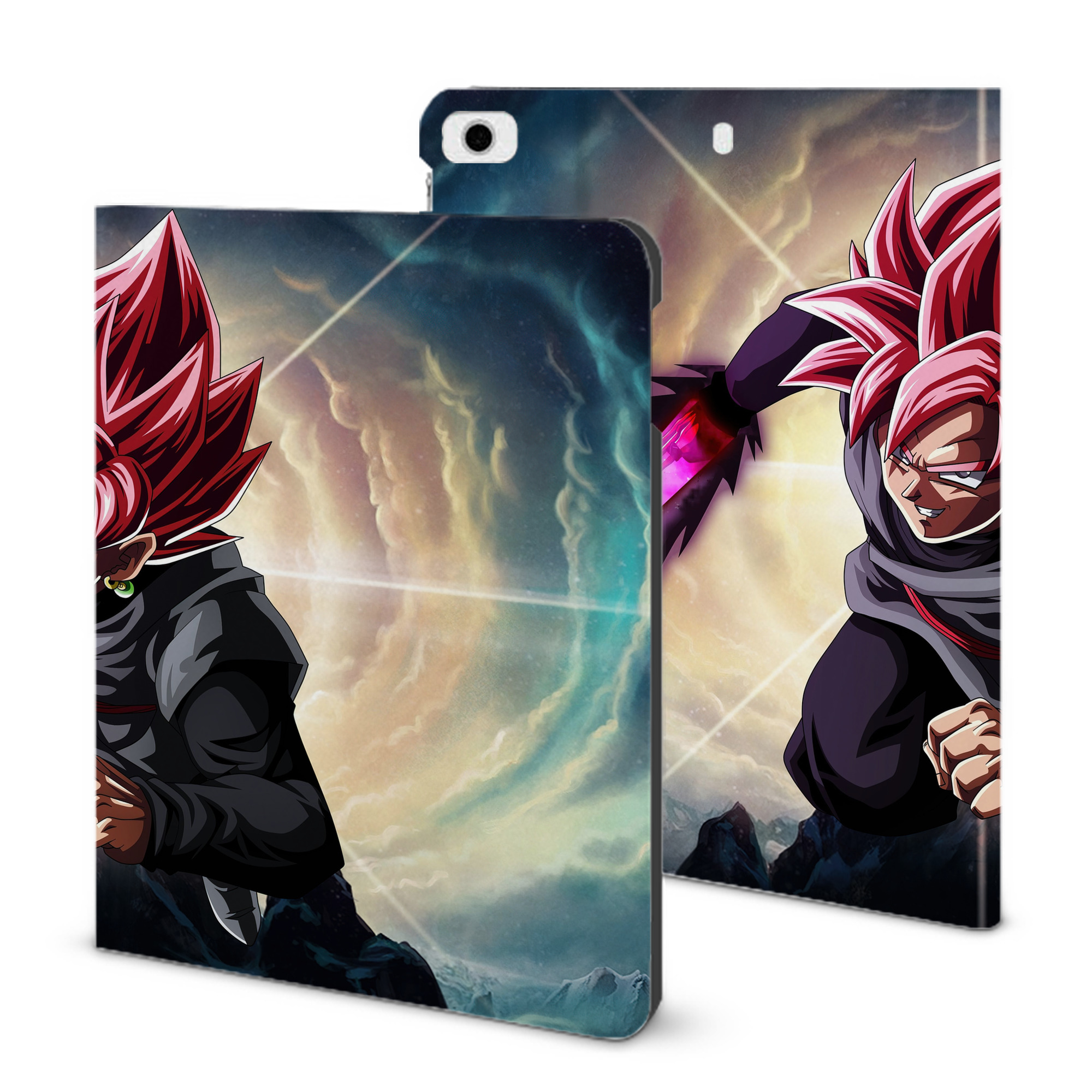（画像用） ドラゴンボール DRAGON BALL IPad ケース ブック型 PUレザー TPU 耐衝撃 軽量 薄型 ペン収納なし 全面保護 IPad 各モデル対応